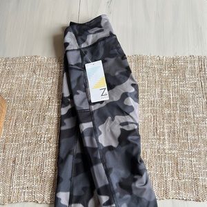 Black Camo Print Leggings